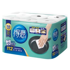 得意 金得意系列 巧撕廚房紙巾6捲 × 1袋